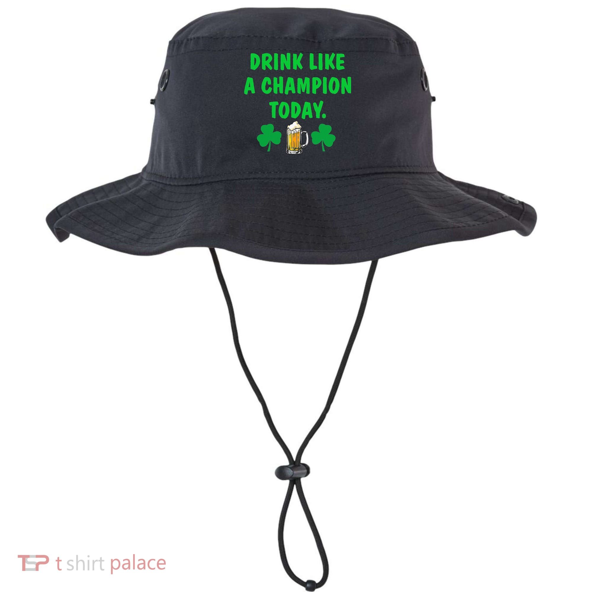 Drink Like Champion Today St Patricks Day Irish Drinking Bucket Hat