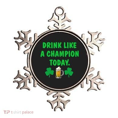 Drink Like Champion Today St Patricks Day Irish Drinking Ornament