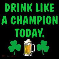 Drink Like Champion Today St Patricks Day Irish Drinking Women's V-Neck T-Shirt thumb 4