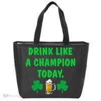 Drink Like Champion Today St Patricks Day Irish Drinking Tote Bag thumb 0