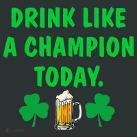 Drink Like Champion Today St Patricks Day Irish Drinking Infant Baby Jersey Bodysuit thumb 2