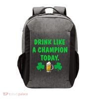 Drink Like Champion Today St Patricks Day Irish Drinking Vector Backpack thumb 0