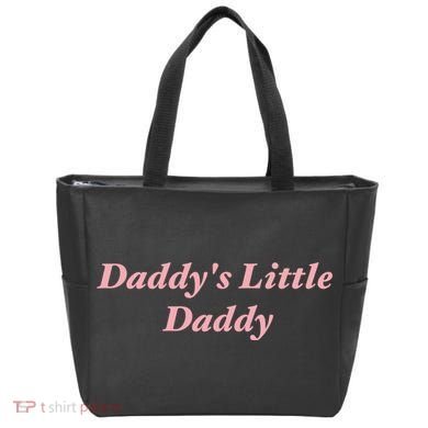 Daddy's Little Daddy Funny Tote Bag