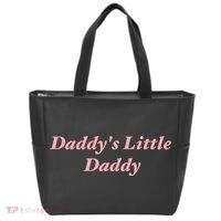 Daddy's Little Daddy Funny Tote Bag thumb 0