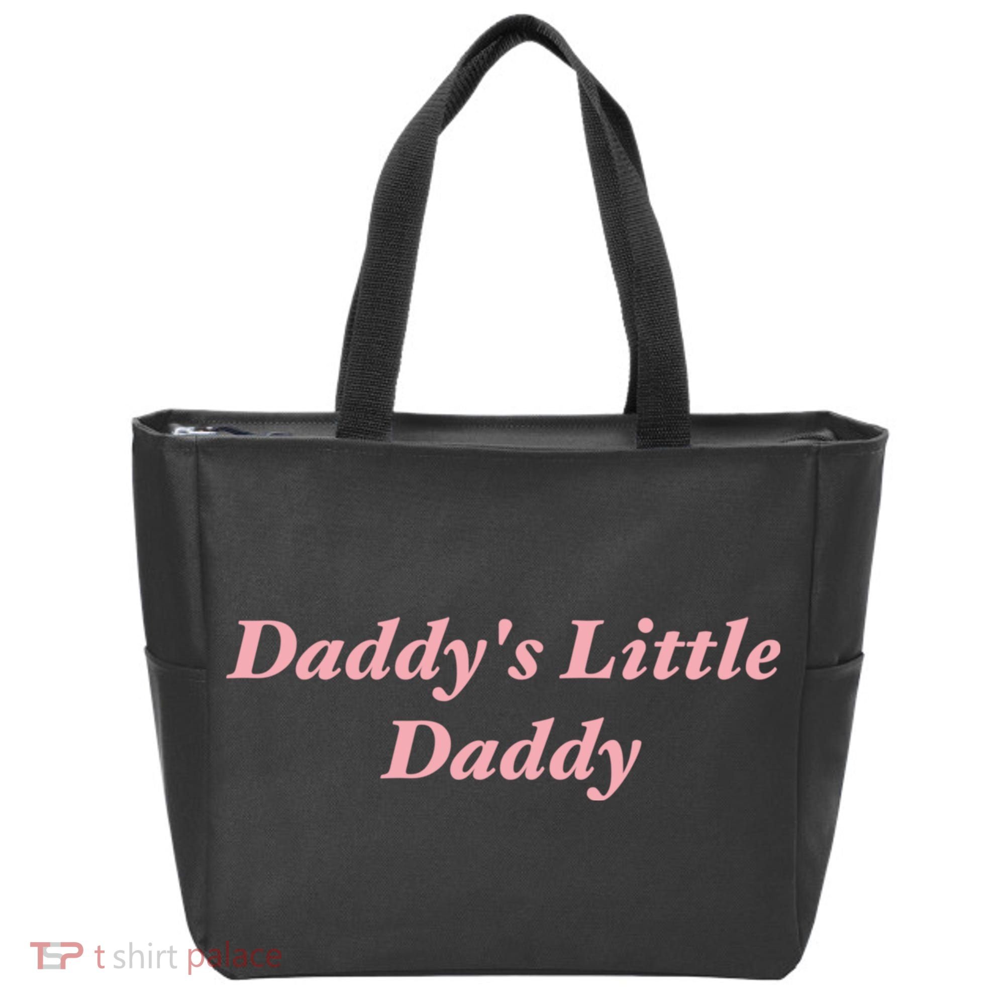 Daddy's Little Daddy Funny Tote Bag