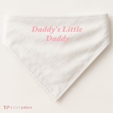 Daddy's Little Daddy Funny USA-Made Doggie Bandana
