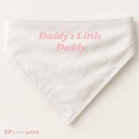 Daddy's Little Daddy Funny USA-Made Doggie Bandana thumb 0