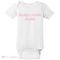 Daddy's Little Daddy Funny Baby Bodysuit thumb 0