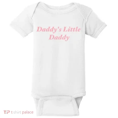 Daddy's Little Daddy Funny Baby Bodysuit