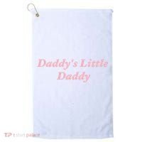 Daddy's Little Daddy Funny Golf Towel thumb 0