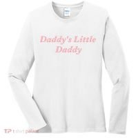 Daddy's Little Daddy Funny Women's Long Sleeve Shirt thumb 0