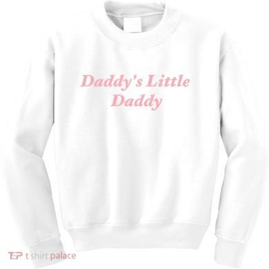 Daddy's Little Daddy Funny Kids Sweatshirt