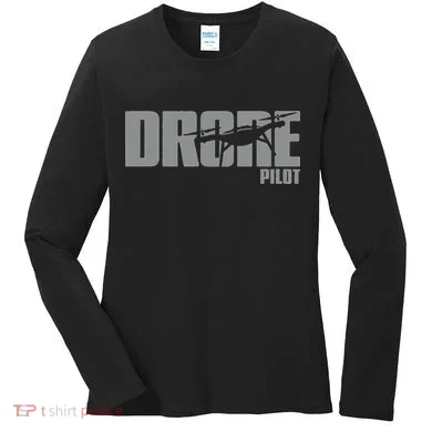 Drone Life Design For Drone Pilot And Drone Operator Women's Long Sleeve Shirt