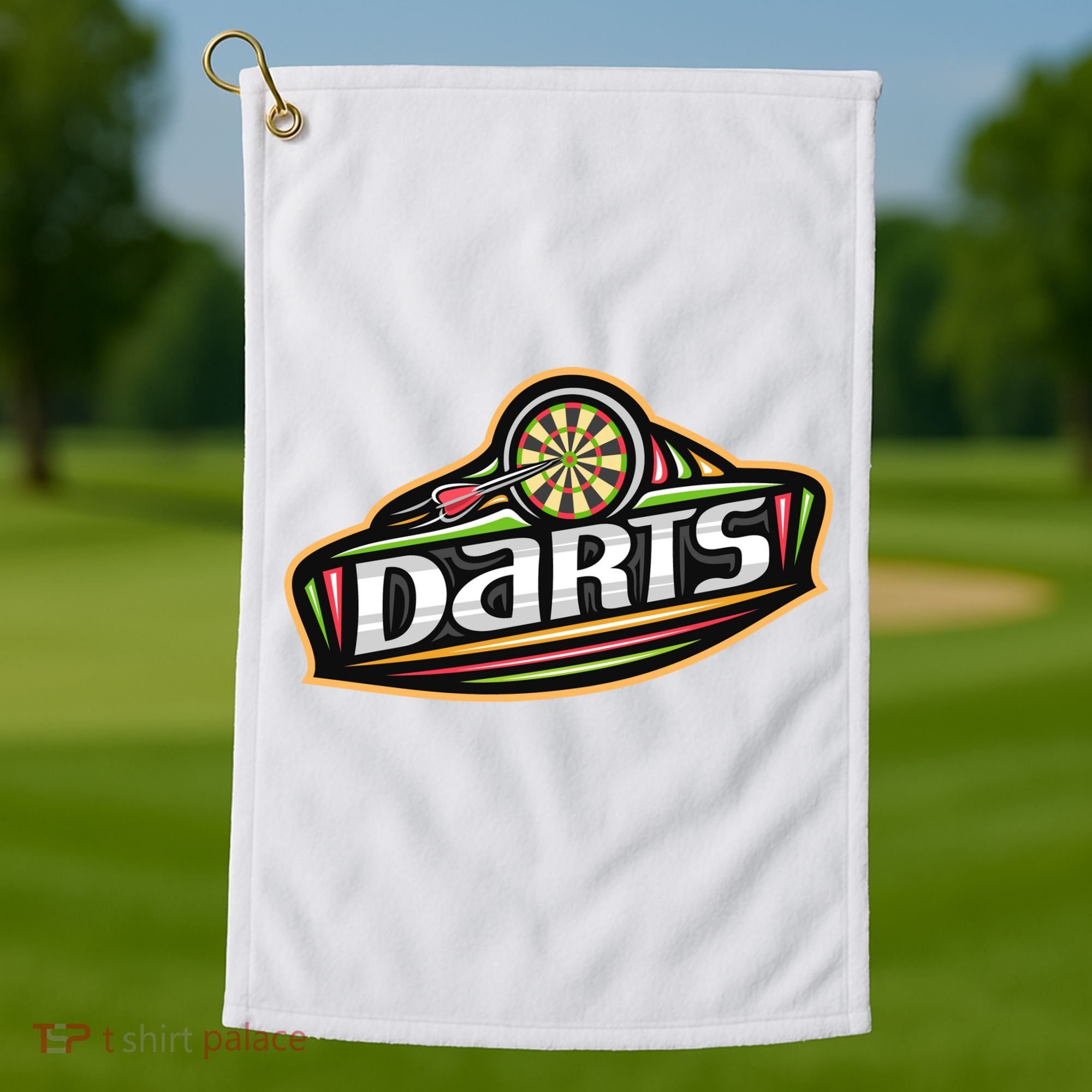 Darts Logo Golf Towel
