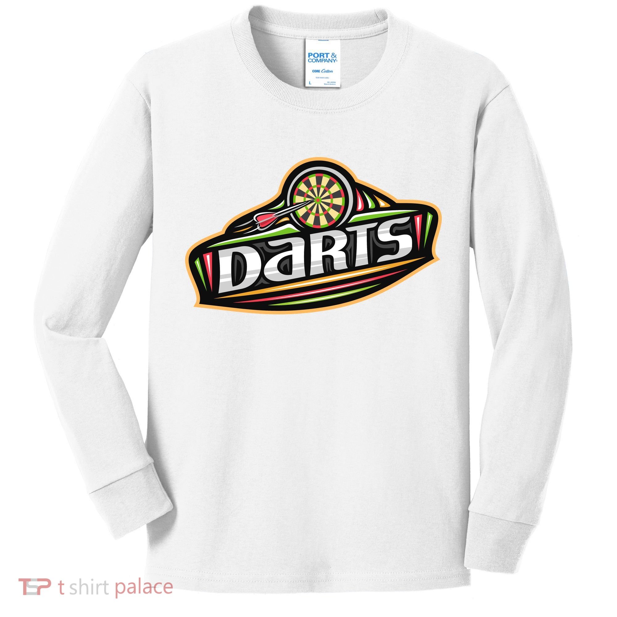 Darts Logo Kids Long Sleeve Shirt