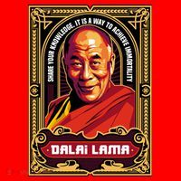 DALAI LAMA Santa Hat thumb 1