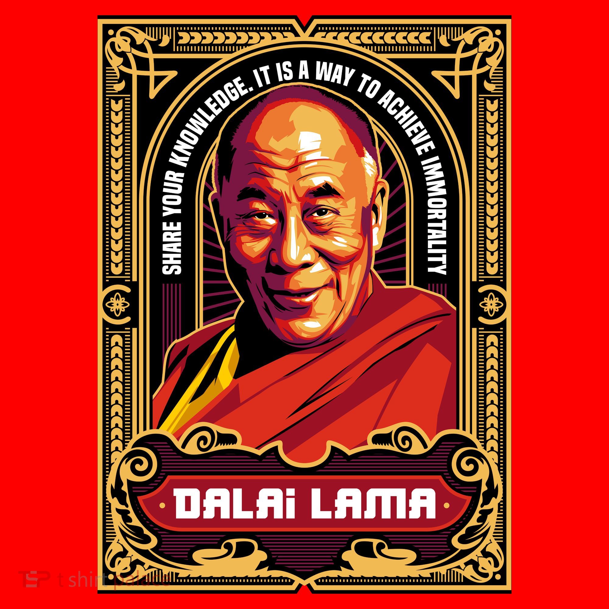 DALAI LAMA Santa Hat