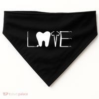 Dentist Love Dental Assistant Tooth Squad Cute Teeth Dentist Great Gift USA-Made Doggie Bandana thumb 0
