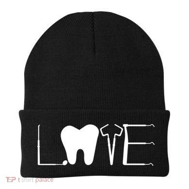 Dentist Love Dental Assistant Tooth Squad Cute Teeth Dentist Great Gift Beanie