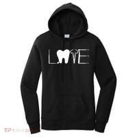 Dentist Love Dental Assistant Tooth Squad Cute Teeth Dentist Great Gift Women's Hoodie thumb 0
