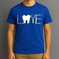 Dentist Love Dental Assistant Tooth Squad Cute Teeth Dentist Great Gift T-Shirt thumb 3