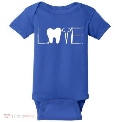 Dentist Love Dental Assistant Tooth Squad Cute Teeth Dentist Great Gift Baby Bodysuit