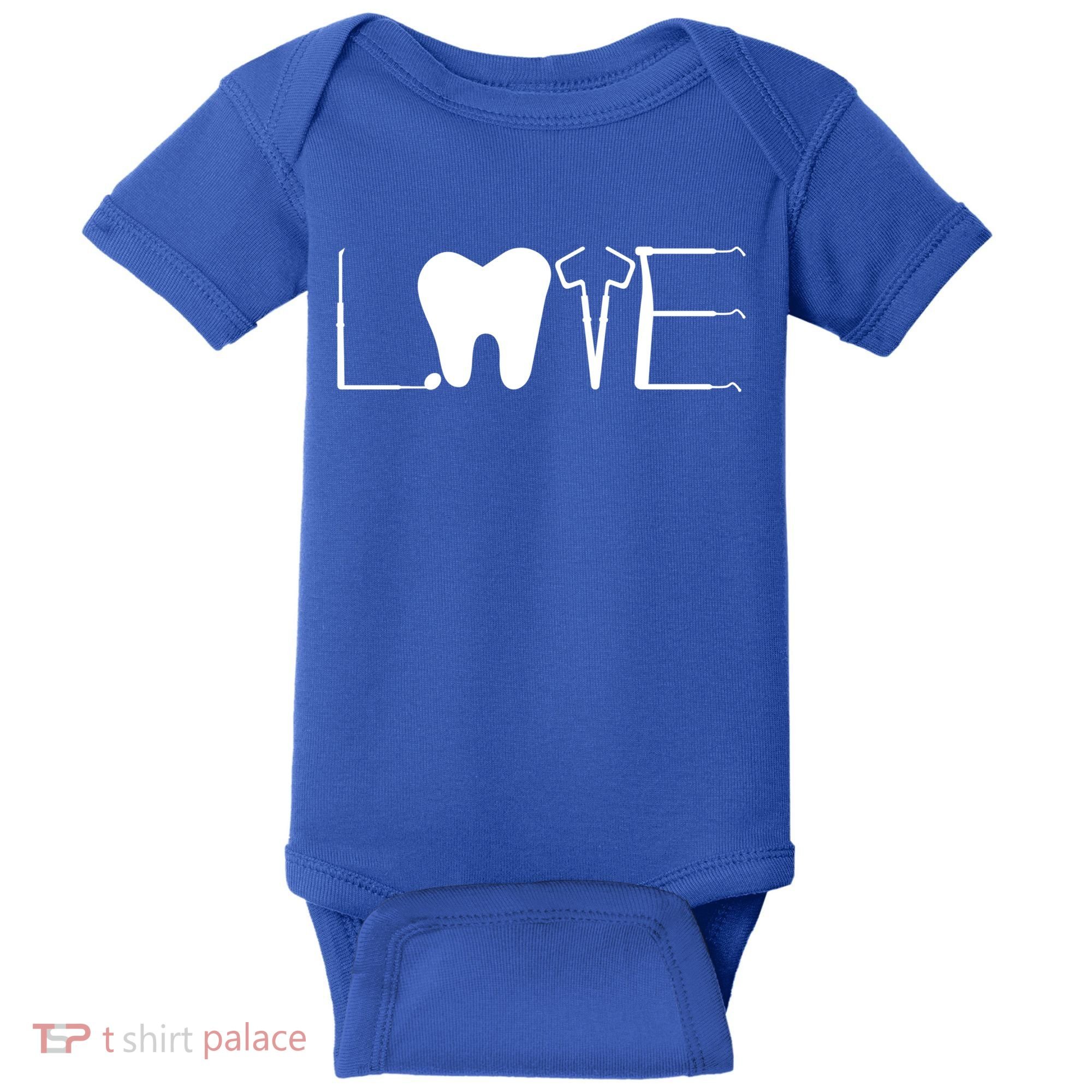 Dentist Love Dental Assistant Tooth Squad Cute Teeth Dentist Great Gift Baby Bodysuit