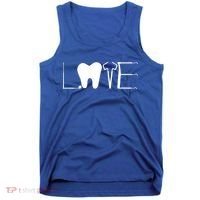 Dentist Love Dental Assistant Tooth Squad Cute Teeth Dentist Great Gift Tank Top thumb 0