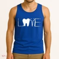 Dentist Love Dental Assistant Tooth Squad Cute Teeth Dentist Great Gift Tank Top thumb 3