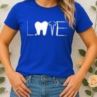 Dentist Love Dental Assistant Tooth Squad Cute Teeth Dentist Great Gift Women's T-Shirt thumb 2