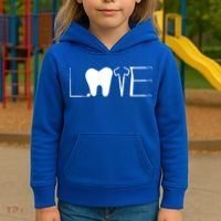 Dentist Love Dental Assistant Tooth Squad Cute Teeth Dentist Great Gift Kids Hoodie thumb 3