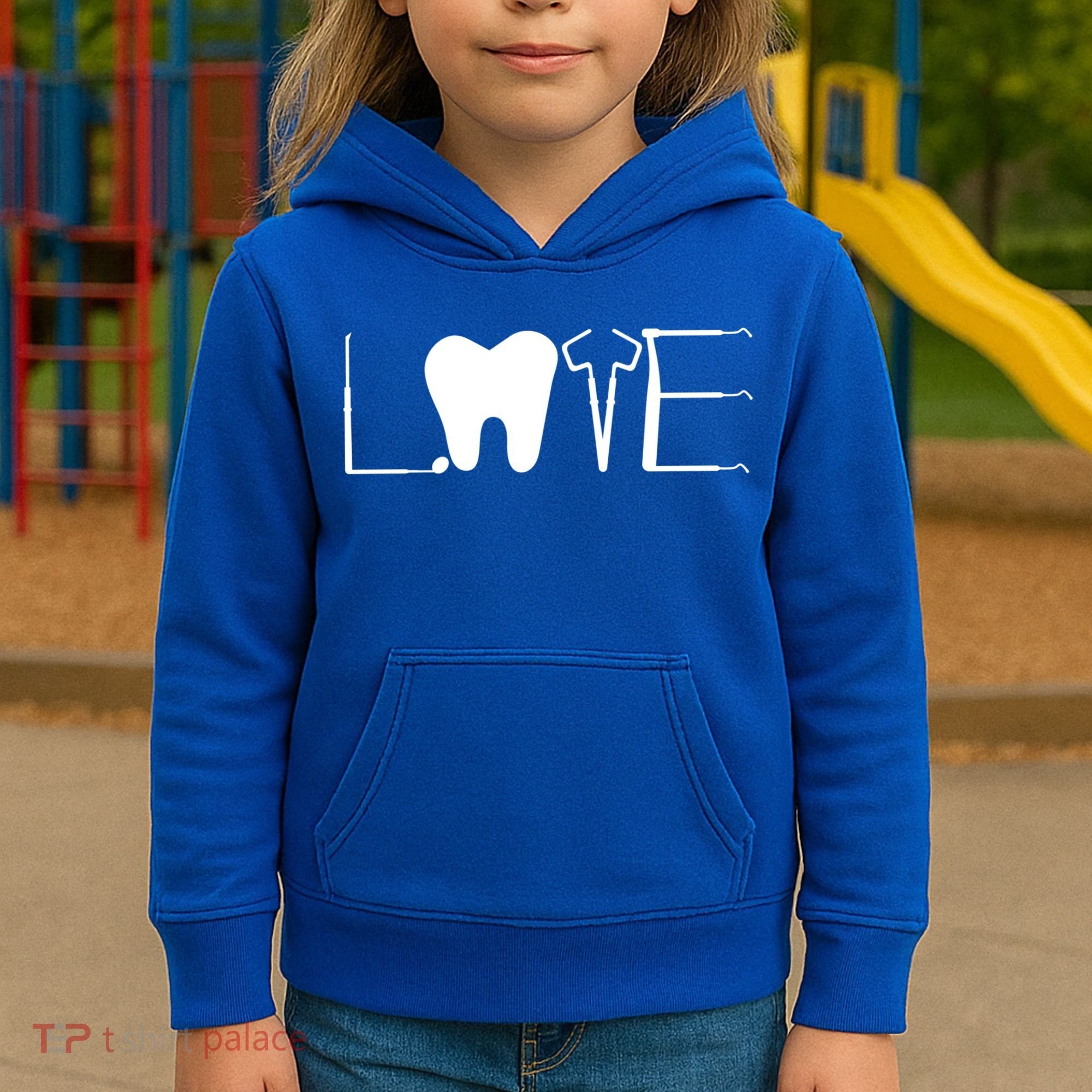 Dentist Love Dental Assistant Tooth Squad Cute Teeth Dentist Great Gift Kids Hoodie