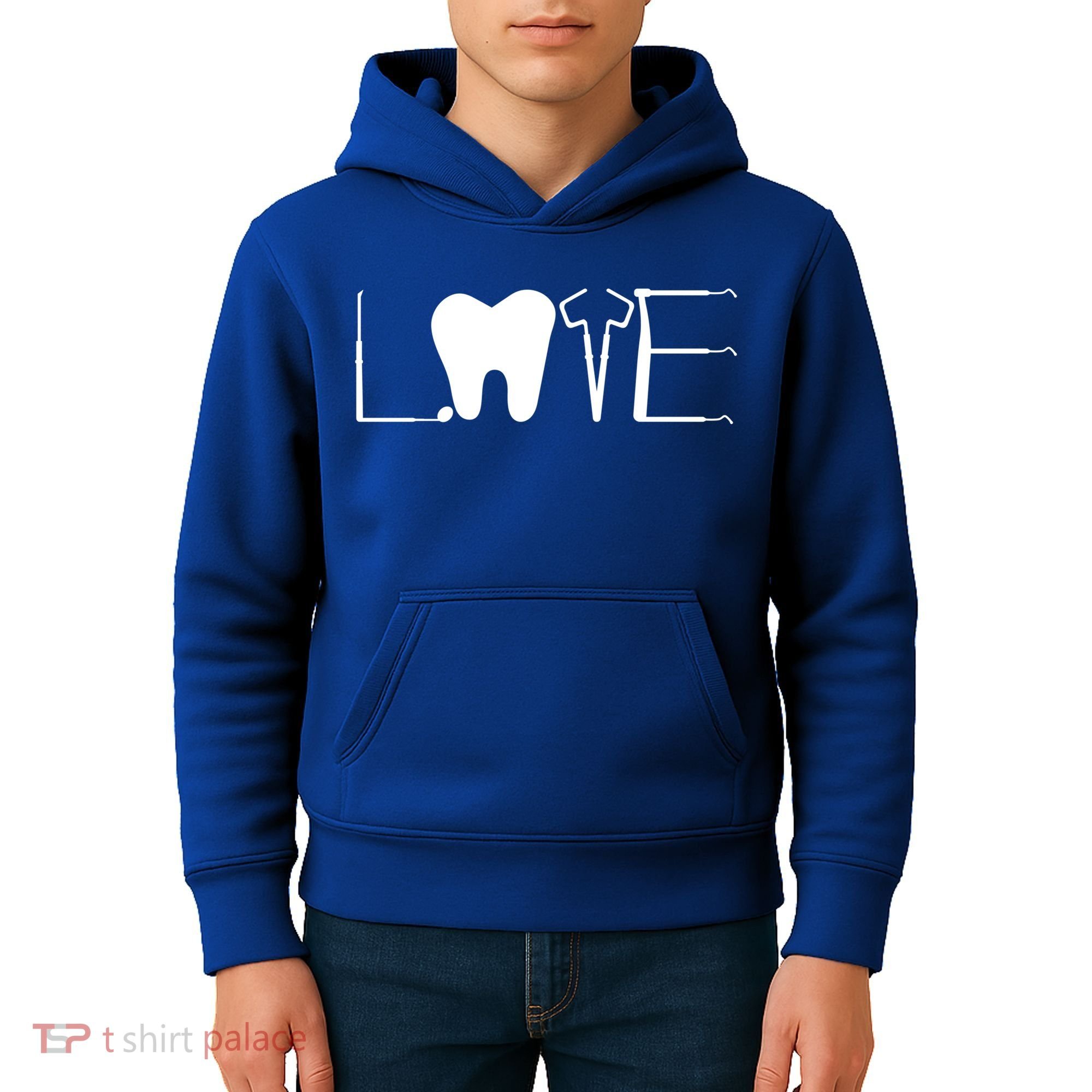 Dentist Love Dental Assistant Tooth Squad Cute Teeth Dentist Great Gift Kids Hoodie