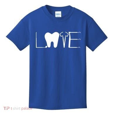 Dentist Love Dental Assistant Tooth Squad Cute Teeth Dentist Great Gift Kids T-Shirt