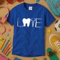 Dentist Love Dental Assistant Tooth Squad Cute Teeth Dentist Great Gift Kids T-Shirt thumb 3
