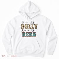 Diva Like Dolly Rebel Like Reba Leopard Texture Style Hoodie thumb 0