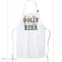 Diva Like Dolly Rebel Like Reba Leopard Texture Style Apron thumb 0