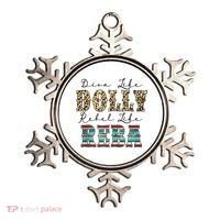 Diva Like Dolly Rebel Like Reba Leopard Texture Style Ornament thumb 0