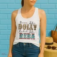 Diva Like Dolly Rebel Like Reba Leopard Texture Style Women's Tank Top thumb 2