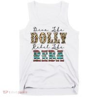 Diva Like Dolly Rebel Like Reba Leopard Texture Style Tank Top thumb 0