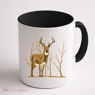 Deer Lover Deer Great Gift Coffee Mug back