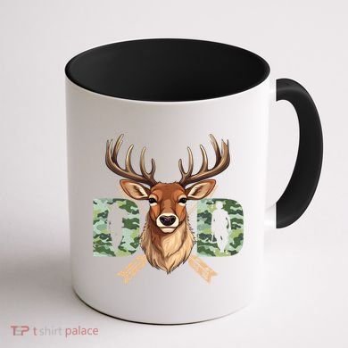 Dad Life Deer Dad Best Buckin Dad Ever Great Gift Coffee Mug back