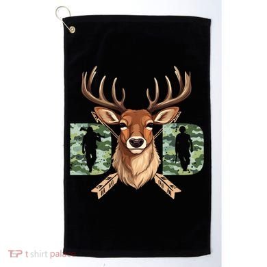 Dad Life Deer Dad Best Buckin Dad Ever Great Gift Golf Towel