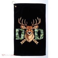 Dad Life Deer Dad Best Buckin Dad Ever Great Gift Golf Towel thumb 0