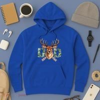 Dad Life Deer Dad Best Buckin Dad Ever Great Gift Hoodie thumb 3