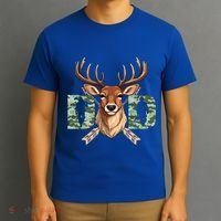 Dad Life Deer Dad Best Buckin Dad Ever Great Gift T-Shirt thumb 3