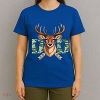 Dad Life Deer Dad Best Buckin Dad Ever Great Gift T-Shirt thumb 4