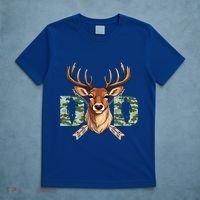 Dad Life Deer Dad Best Buckin Dad Ever Great Gift T-Shirt thumb 5