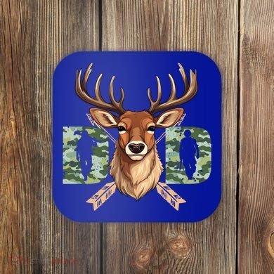 Dad Life Deer Dad Best Buckin Dad Ever Great Gift Coaster