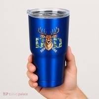 Dad Life Deer Dad Best Buckin Dad Ever Great Gift Tumbler thumb 2